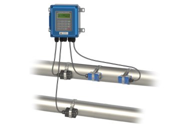 Wall-installed-ultrasonic-flowmeter